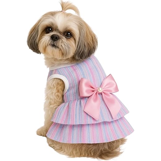 Casual Dog Dress Purple 45cm