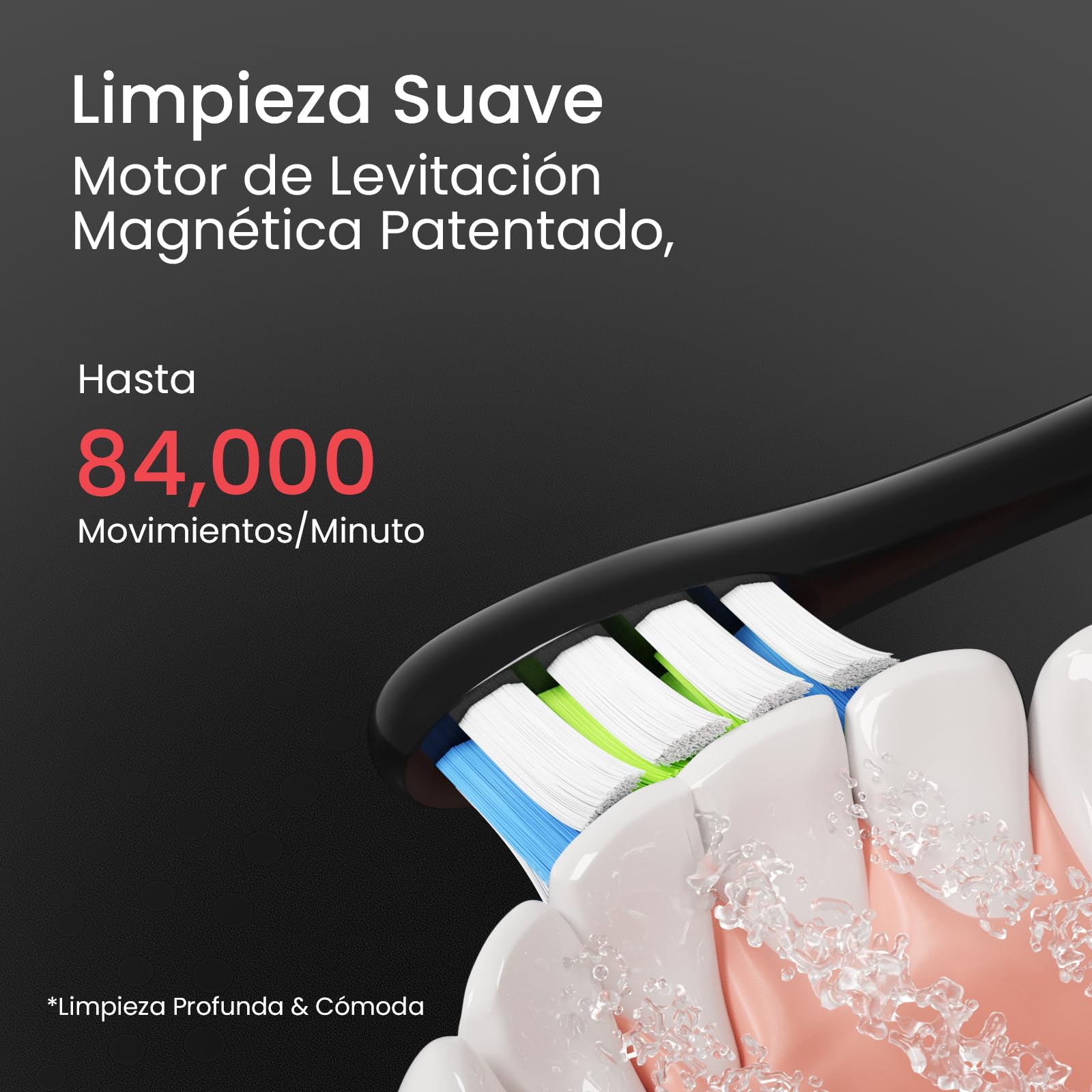Oclean Cepillo eléctrico X Series Pro Elite Gift Set, Súper silencioso, Pantalla táctil inteligente, 4 Modos, 32 Niveles de intensidad, 35 días de duración, IPX7, Embalaje ecológico, Negro