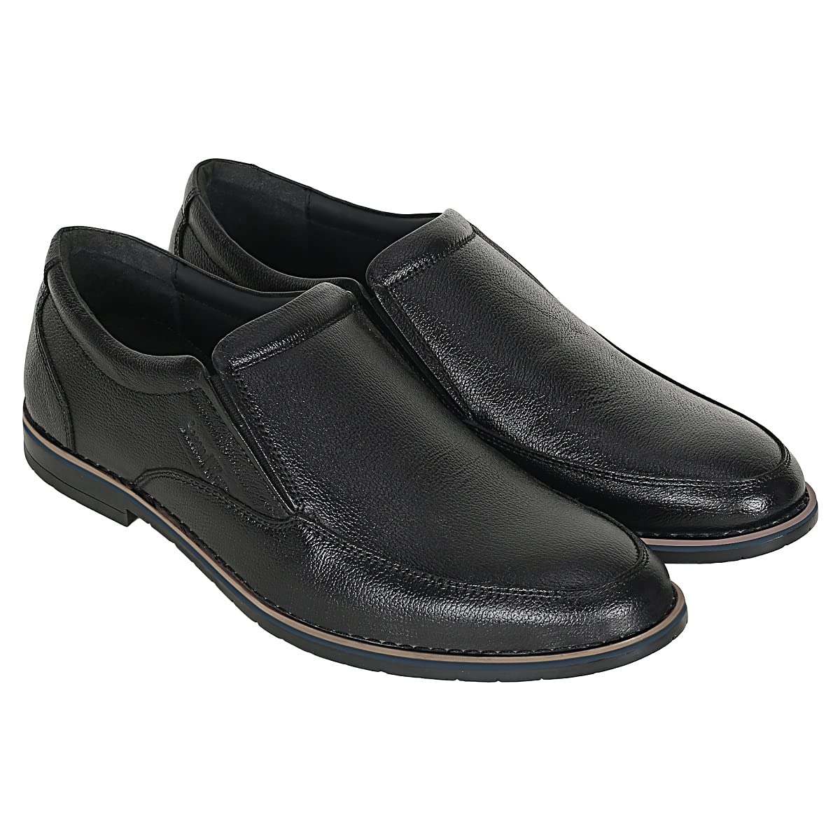 SeeandWear Black Slip On Formal Shoes for Men. Branded Genuine Leather Pointed Lace Up Shoe (7) (B078V5VMNB) Amazon Price History, Amazon Price Tracker