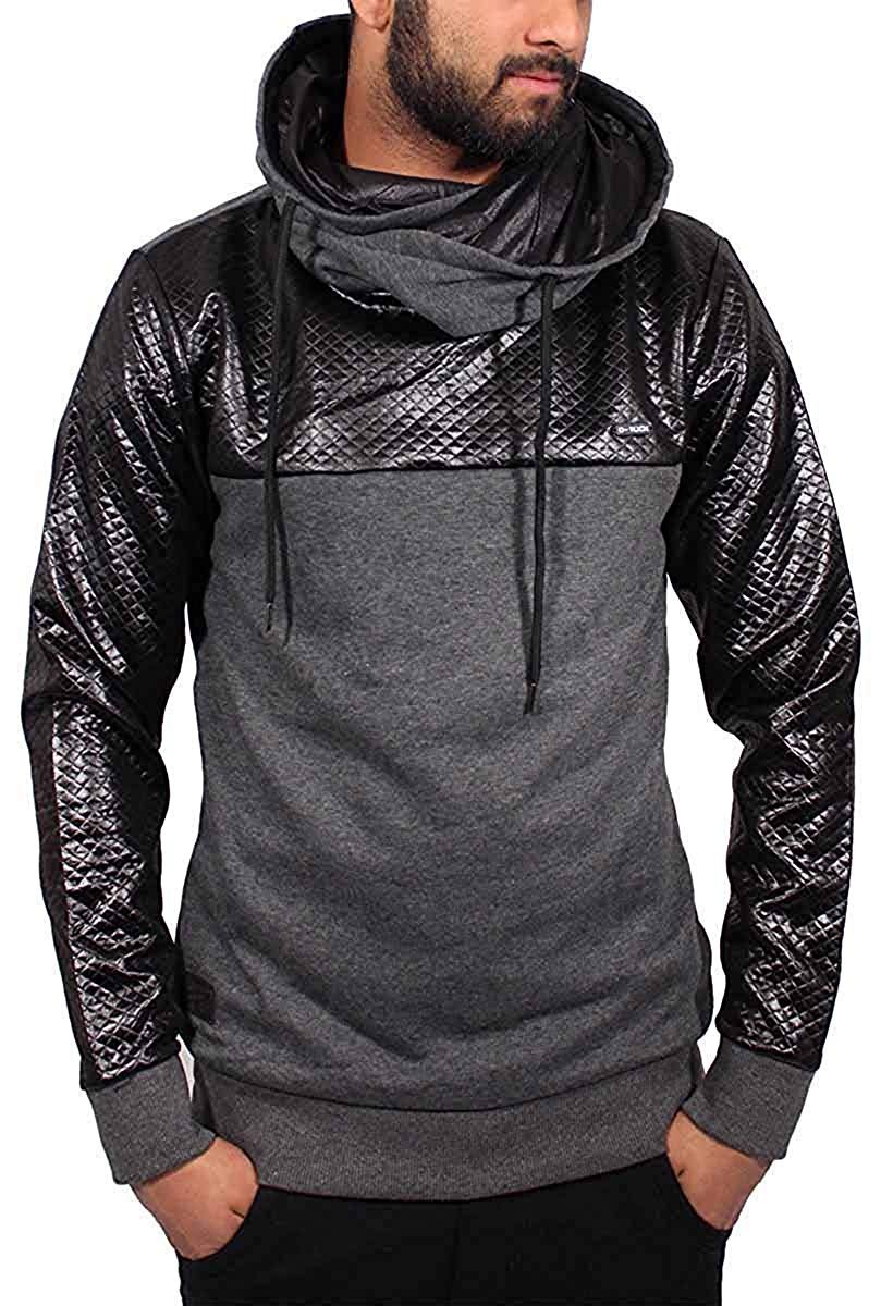 D-RockBig Dawg Special Mens Boys Star Overhead Hoodie Hip Hop G Club Wear WGC (2XL, Charcoal Grey)