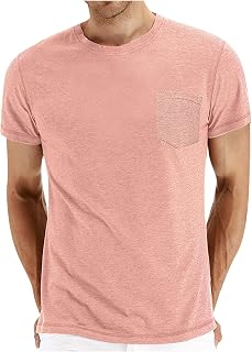 Ansenesna Mens Casual Shirts Lightweight Crewneck Fleece Long Sleeve T-Shirt Full Print Shirt Outdoor Shirts Cable Knit Sweaters