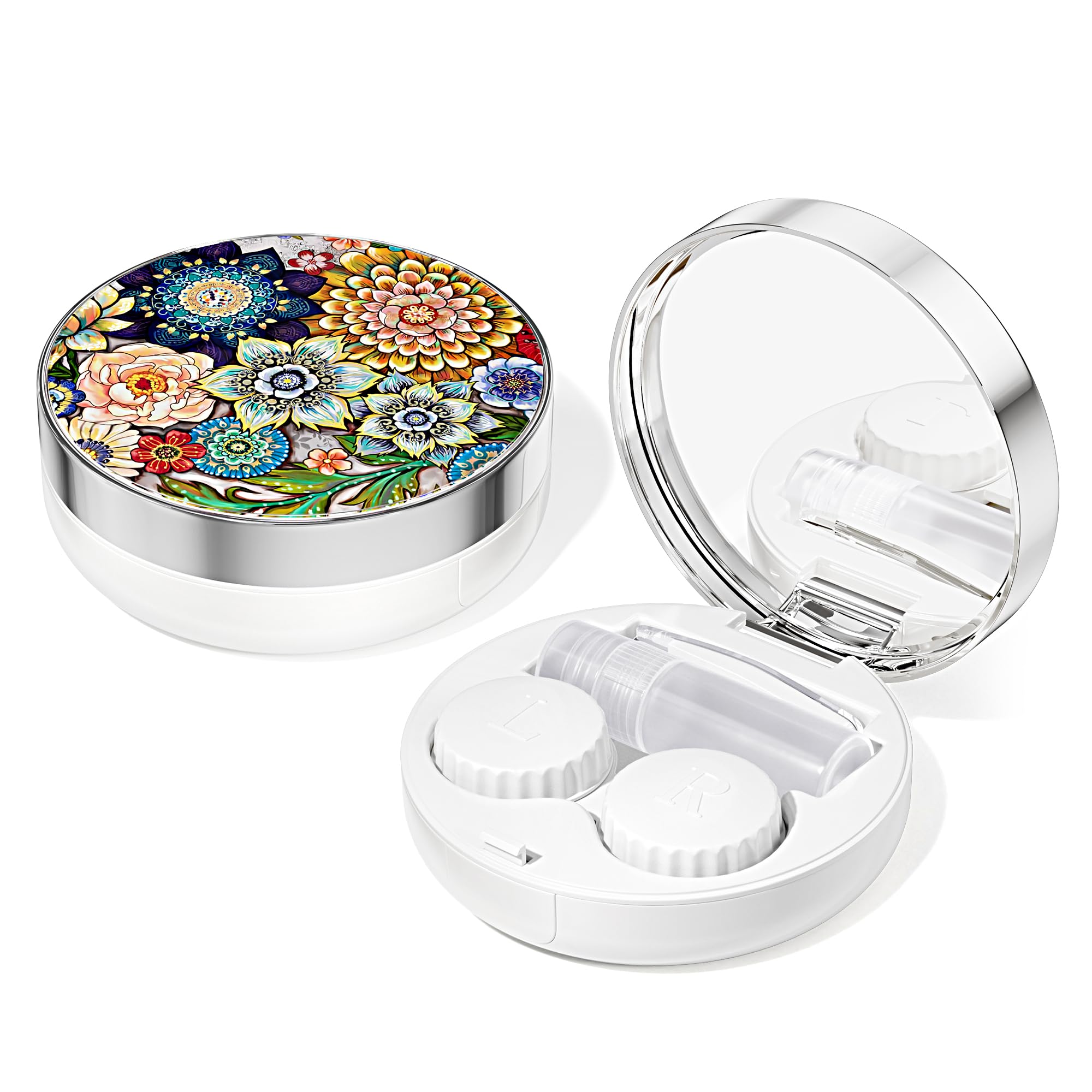 Lishae Contact Lens Case/Contact Case, Travel Contact Lens Case Cute Contact Case and Solution Perfect for Daily Travel Outdoor