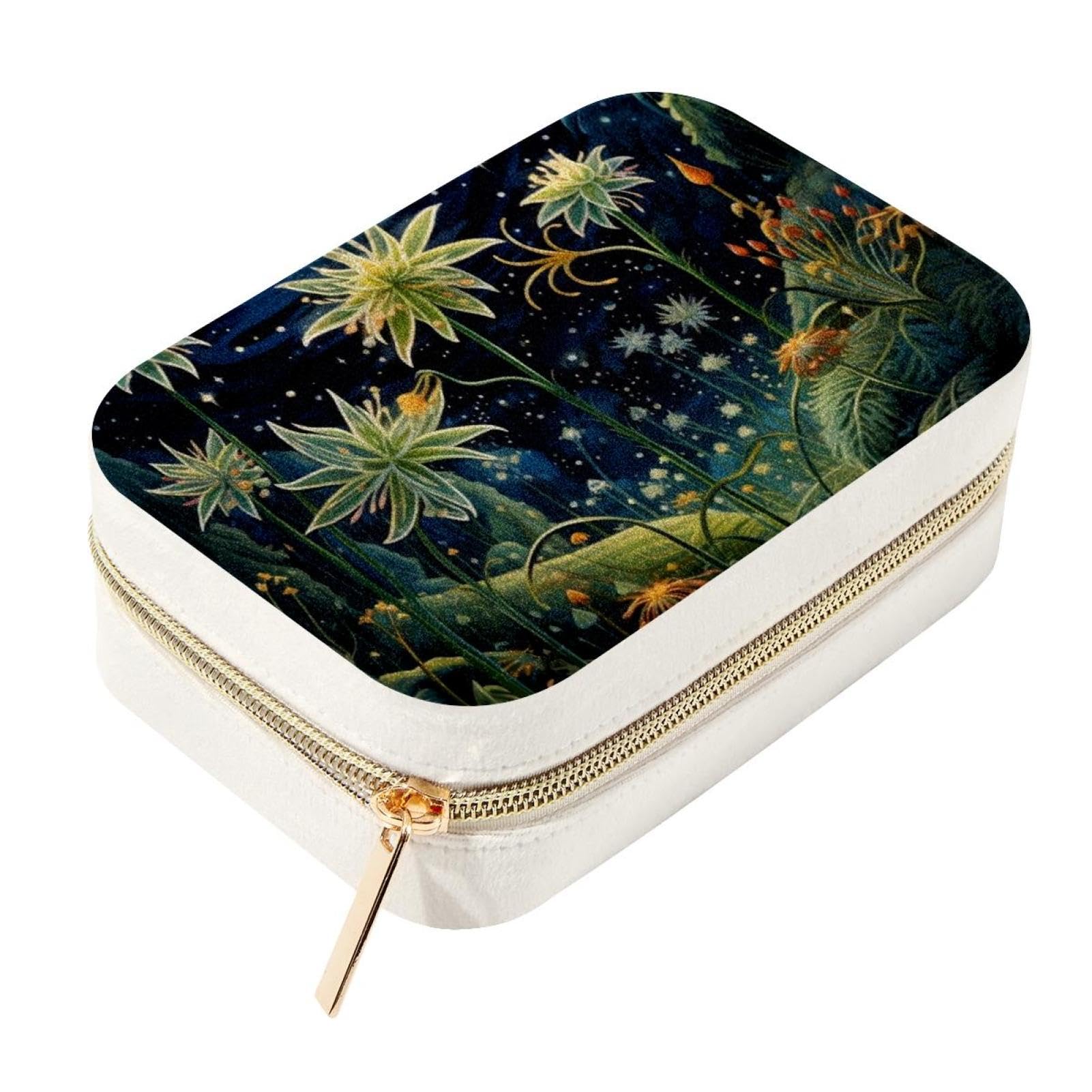 Boîte à bijoux en velours portable pour organiser vos colliers en voyage ou à la maison