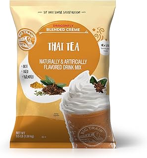 Big Train Dragonfly Thai Tea Blended Crème Beverage Mix, 3.5 Pound (Pack...