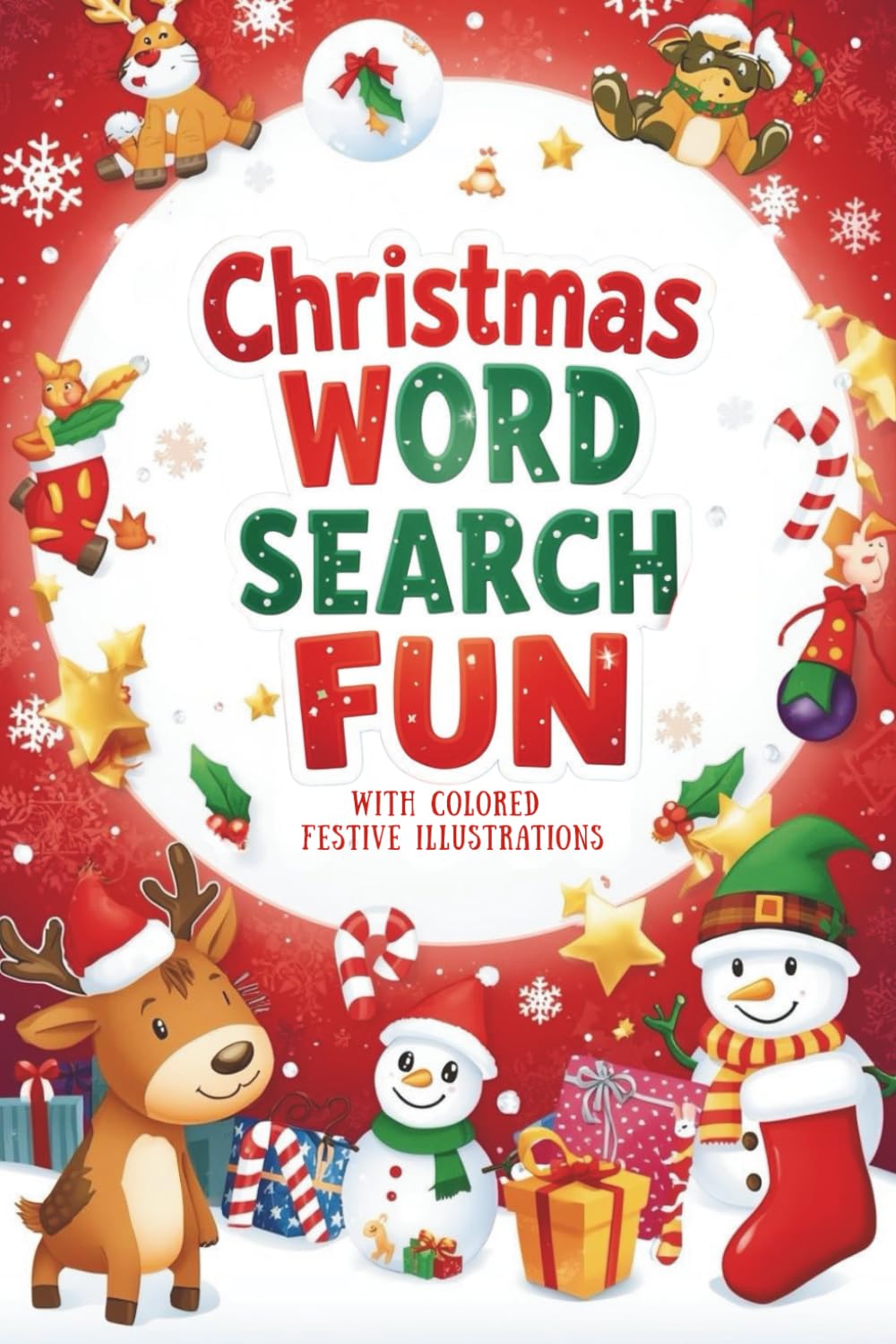 Christmas Word Search Fun: Holiday Puzzles for Kids & Adults | Festive Brain Teasers, Winter Activities, and Holiday Fun