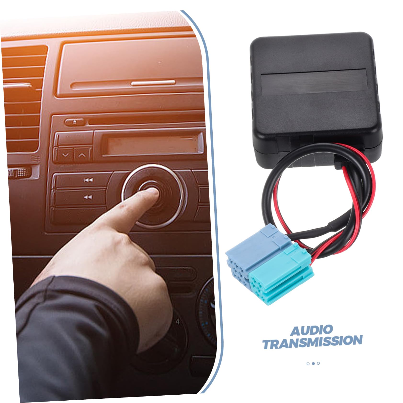 Enchufe para Coche Adaptador De Entrada De Audio Receptor Inalámbrico Cable USB Estéreo para Coche Conector De para Música Suministros para