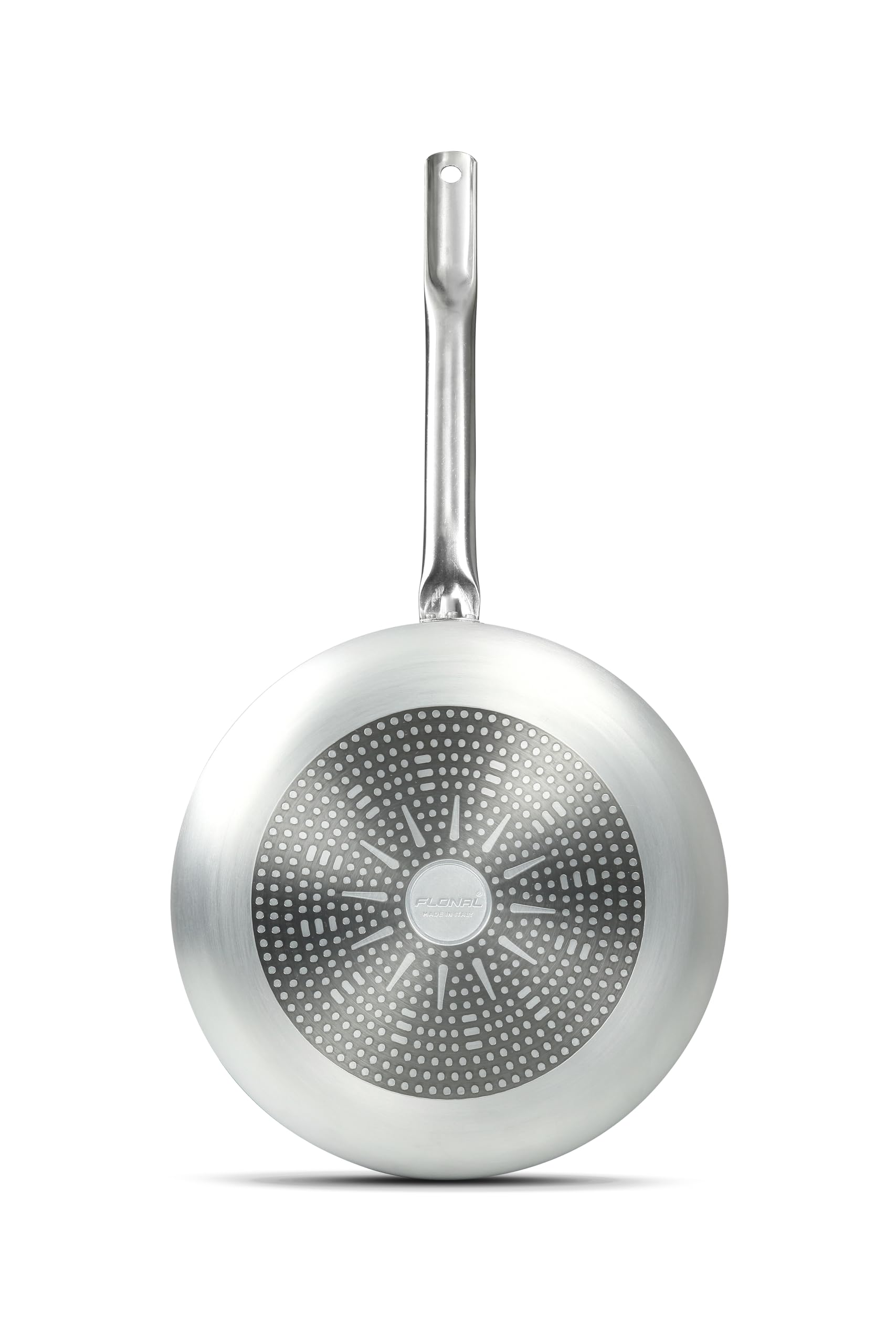 FLONAL - Pura Induzione, Padella Alluminio Puro 99% Senza Coating 32 cm