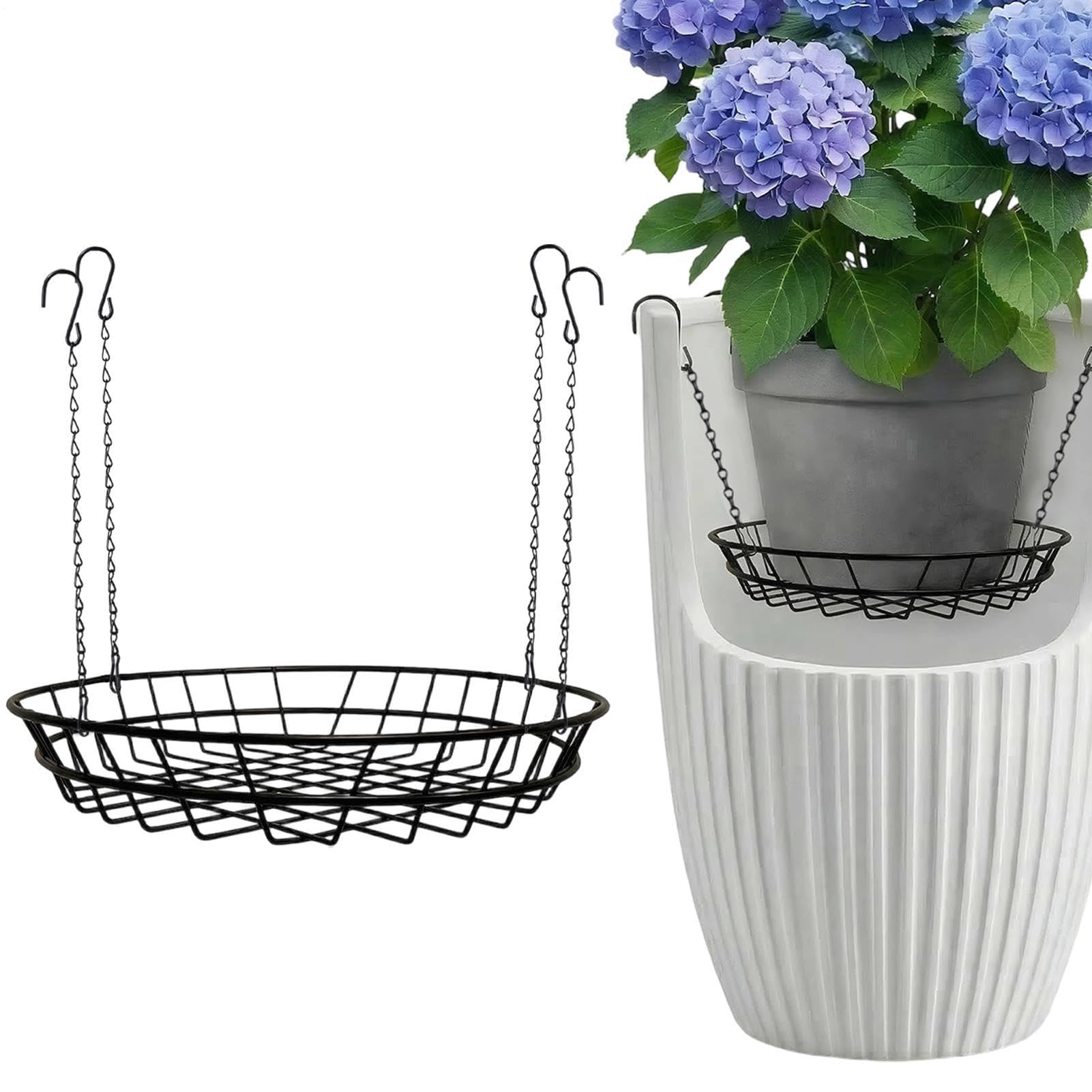Fixation balcon instable ? Optez pour ce rehausseur pot de fleurs réglable en métal
