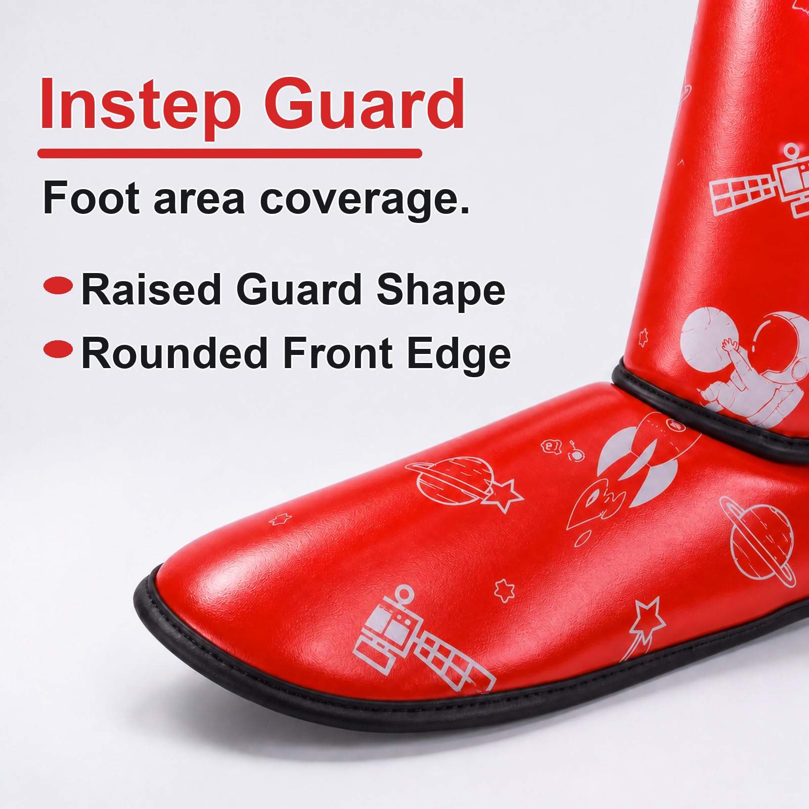 Parastinchi Piedi Protezione Shin Guard,Boxing Parastinchi Uomo e Donna,Paratibia Kick Boxing,Regolabili,vestibilità Sicura,Comodo,per Taekwondo,Muay Thai,Sport da Combattimento