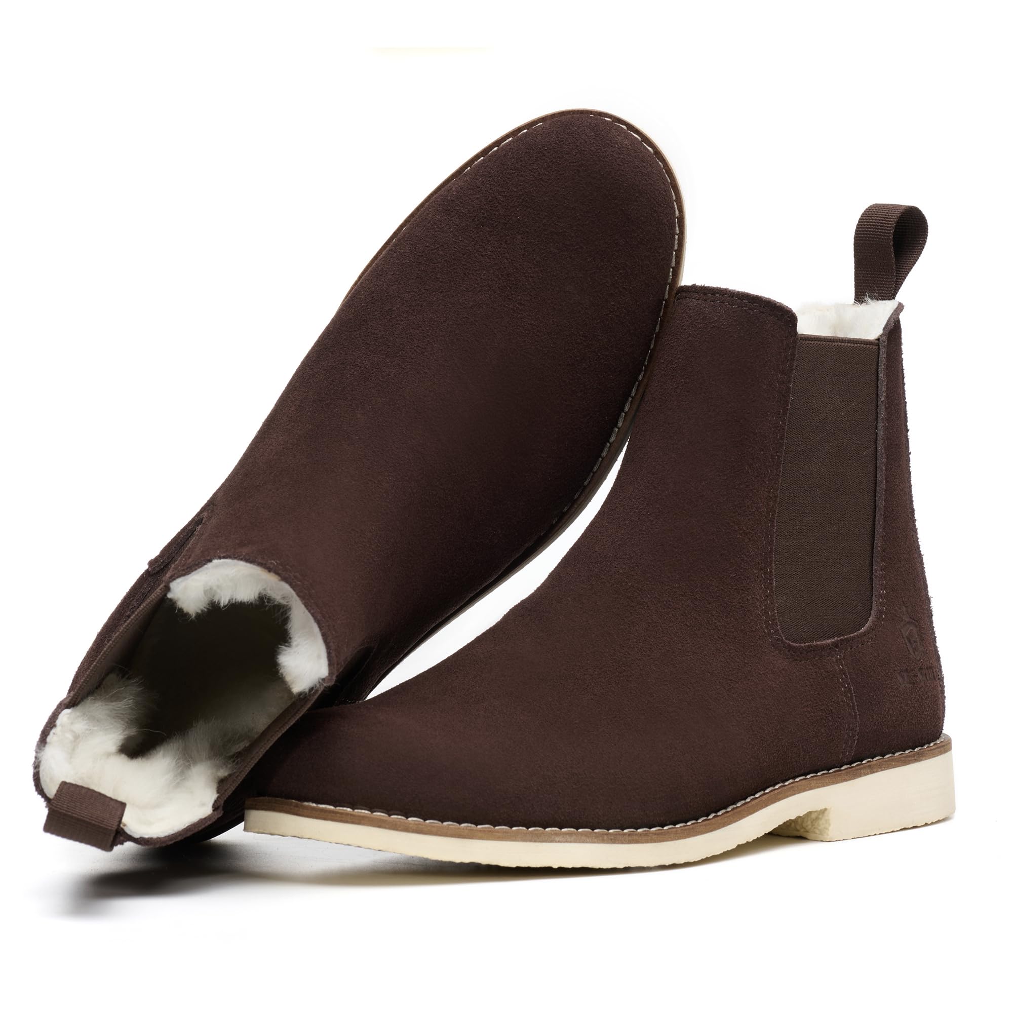 SL-Saint Handgefertigte Klassische Chelsea Stiefel für Männer Mode Echtes Rindsleder Slip On