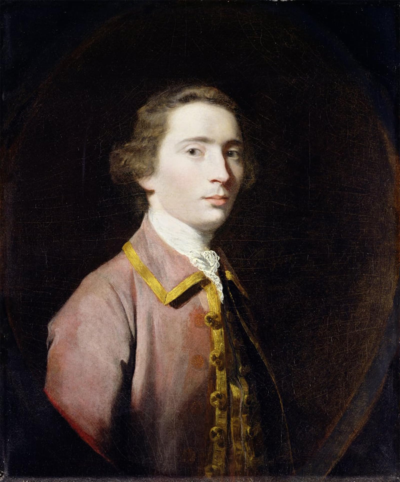 SERENDIPITP Aesthetic Poster Photo Wall Print Retro Picture Charles Carroll of Carrollton by Joshua Reynolds Modern Wall Artwork for Home Decor 60x90cm