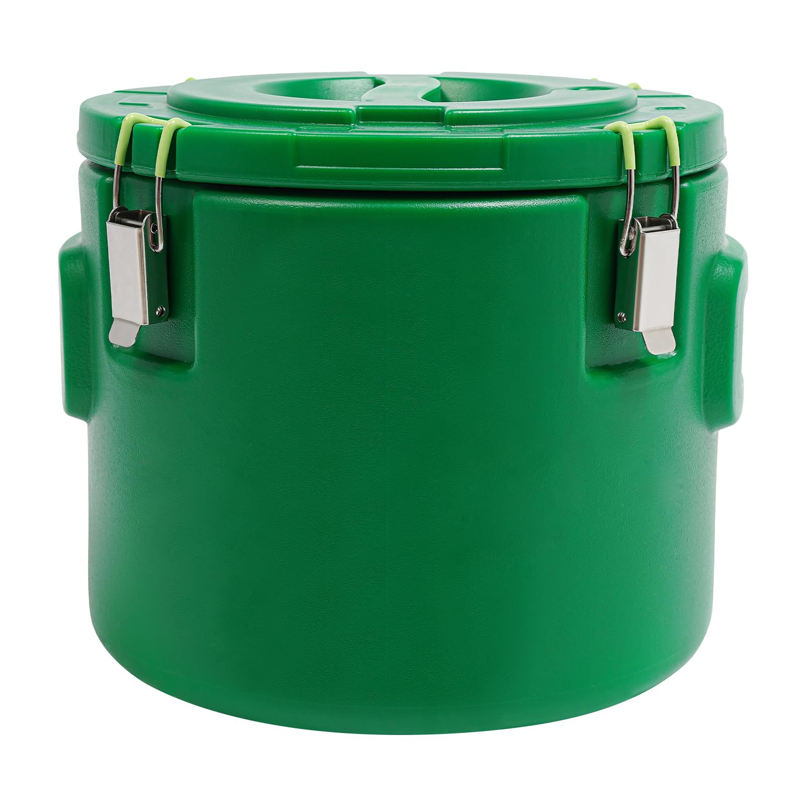 Recipiente térmico de transporte de 15 L, a prueba de fugas, para alimentos y bebidas, recipiente aislante de acero inoxidable para catering, camping y buffet