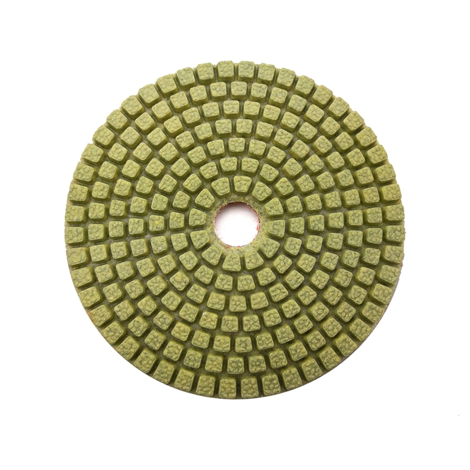 Almohadillas pulidoras de diamante, Lote de 7 almohadillas for pulir mármol de 4 pulgadas y 100 mm, disco de pulido de diamante for baldosas de cerámica y hormigón WPD12(3000)