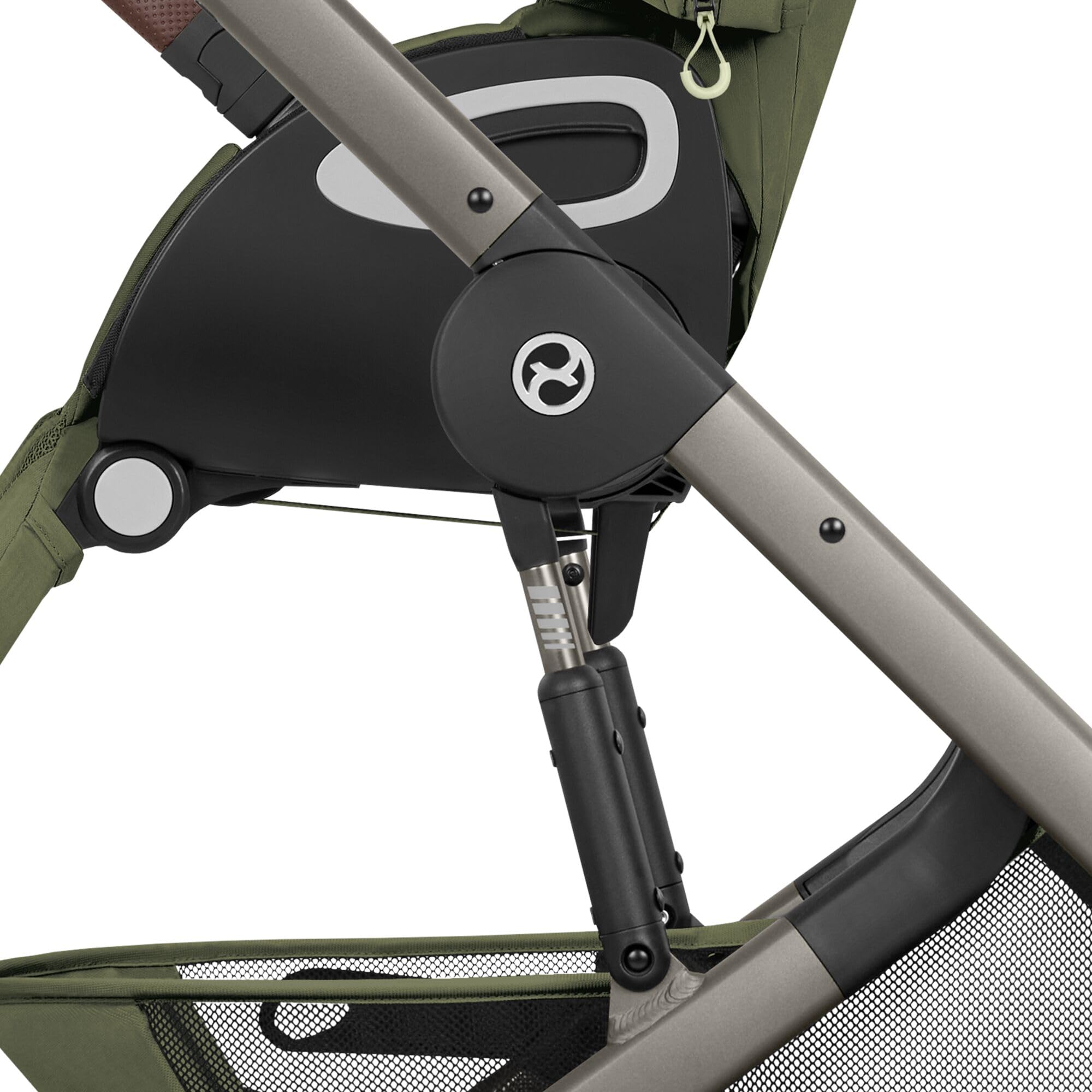 CYBEX Gold Poussette TALOS S LUX & nacelle Fold Cot, Chocolate Brown | De la naissance à 4 ans, jusqu'à 22 kg max, nacelle pliable, système de voyage tout-terrain, capote XXL UPF50+