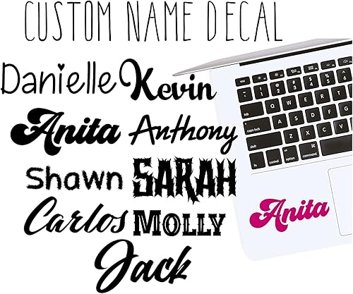Your Name Decal Stickers | Vinyl Lettering Decals Compatible with Tumbler Cups Laptop Phone Vehicles | Holographic Colors | Personalized Gifts - DIY