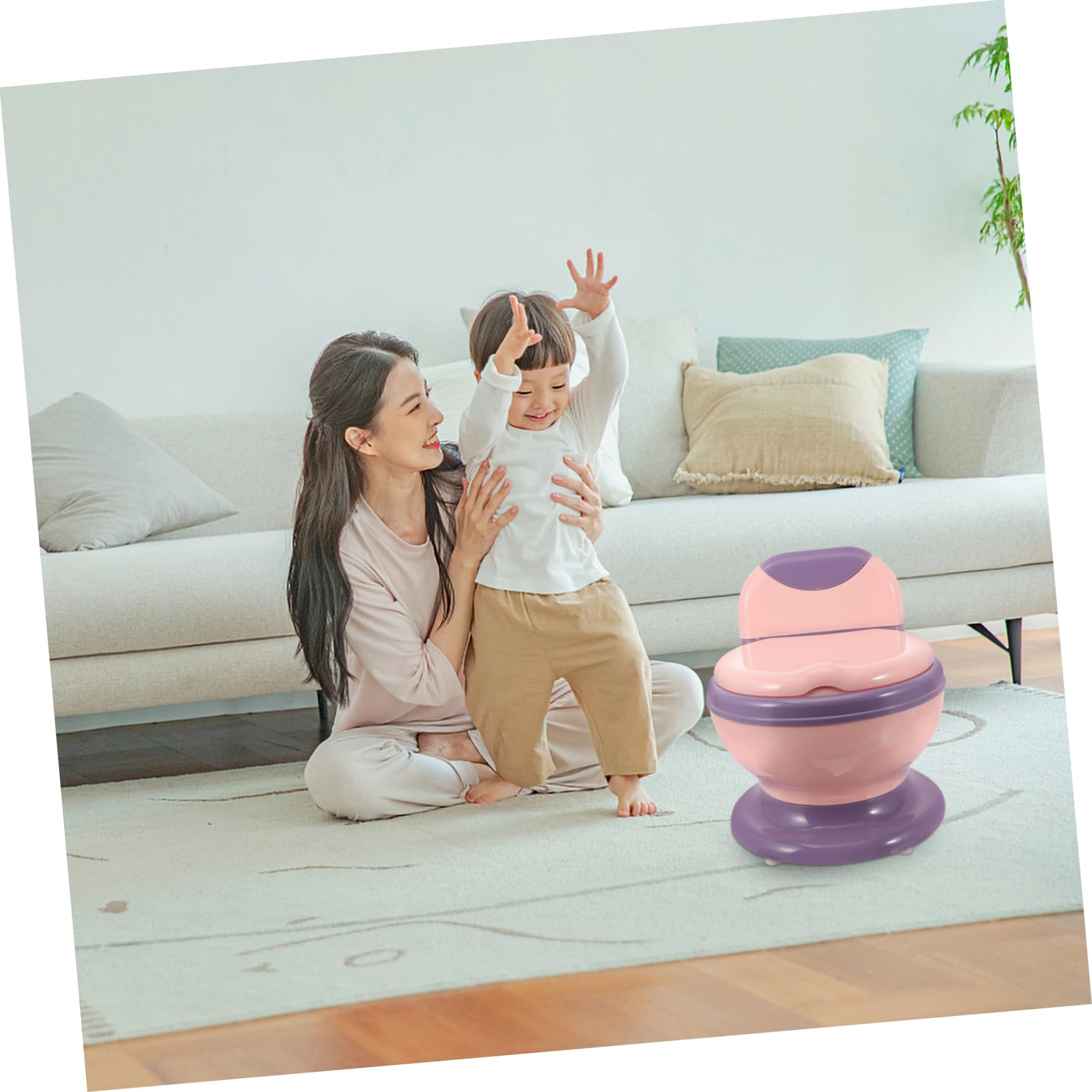 Homoyoyo Orinal Para Pequeños Inodoro De Aprendizaje Realista Ligero y Fácil De Usar
