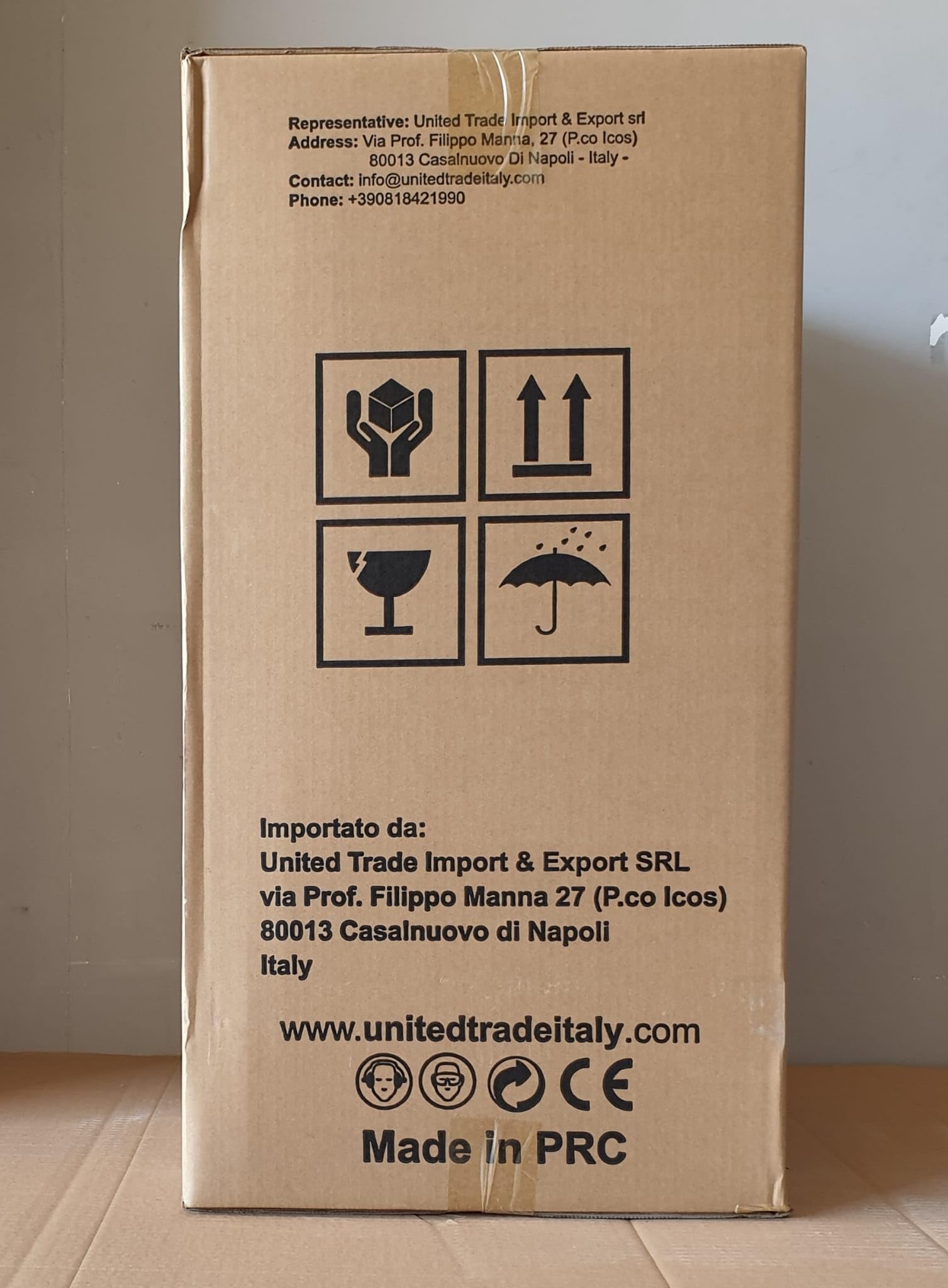 UNITED TRADE NEBULIZATORE, ATOMIZZATORE, IRRORATORE, SANIFICA/DISINFETTA 20LT. 43CC, MOD. TURBO 5MT VERTICALE + OMAGGIO OCCHIALI E CUFFIE PROTETTIVE