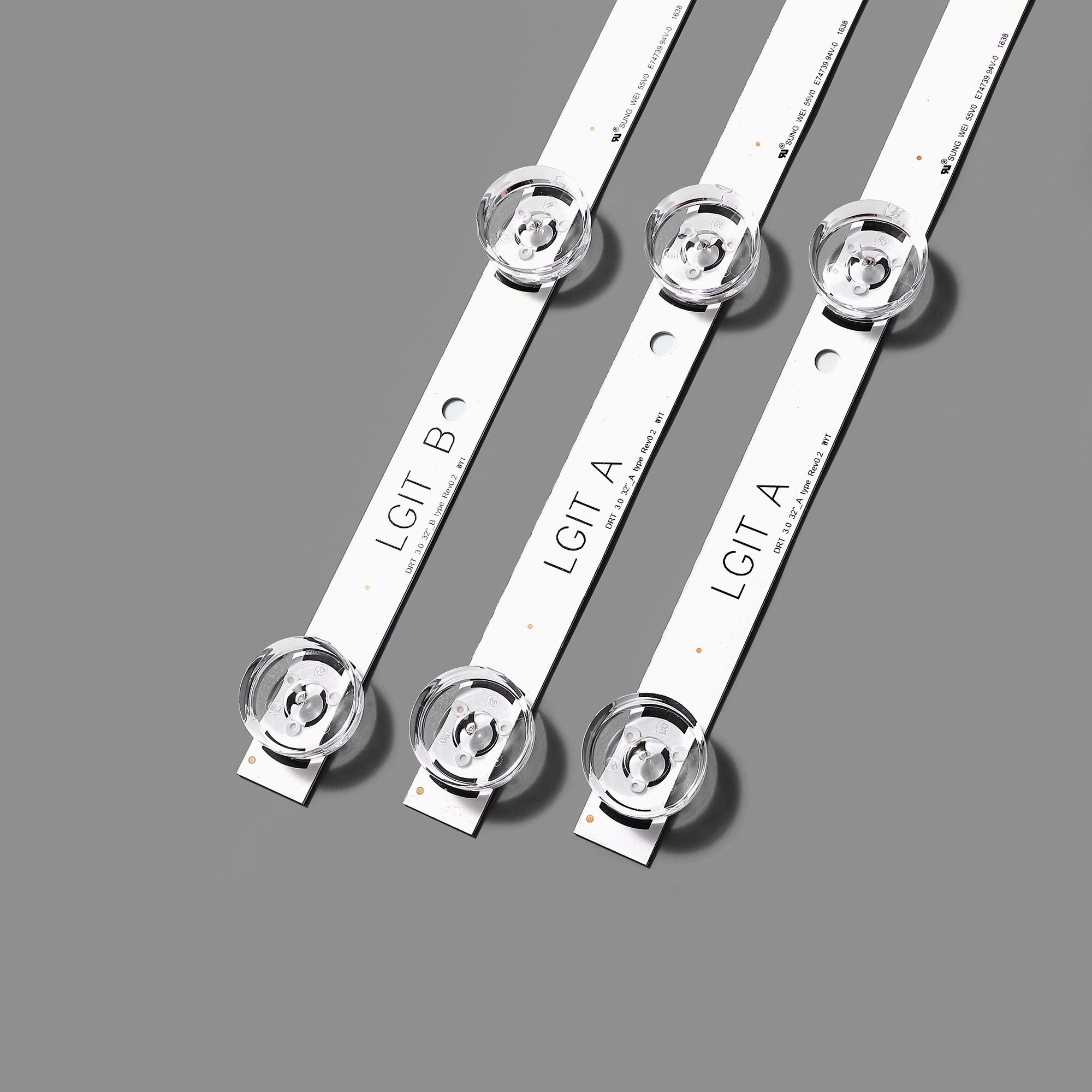 Retroiluminación LED 32LB561V UOT AB para sustitución de tiras 6916l-2224A