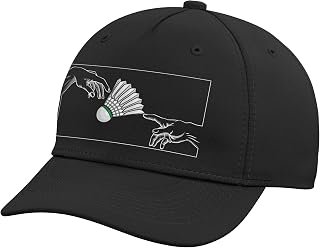 Shuttlecock in Hands for Badminton Players to Badminton Adjustable Baseball Hat