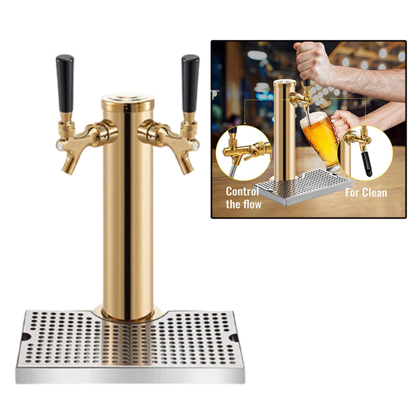 Amazon｜生ビール塔、ステンレス生ビールタワー、ドラフト ビール