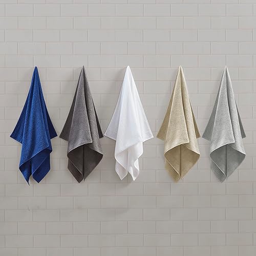 Miniatura 6 de 510 DESIGN Big Bundle - Juego de toallas de baño 100 % algodón, lujosas toallas de baño de calidad de spa de primera calidad, secado rápido, suaves