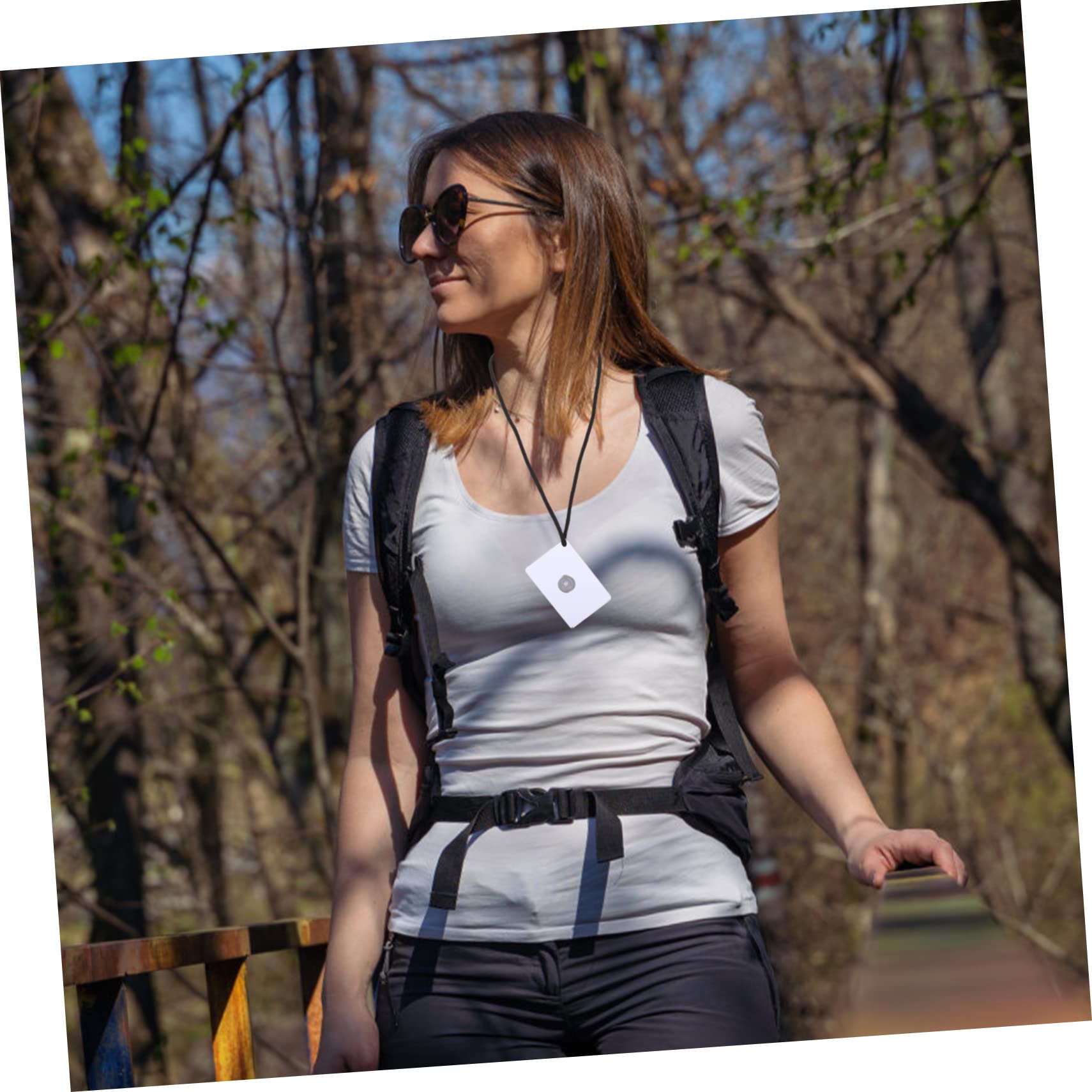 ibasenice Hiking Signal Spiegel Multifunktionaler Reflektierender Notfallspiegel für Outdoor Aktivitäten Leicht zu Transportieren mit Lanyard für Camping und
