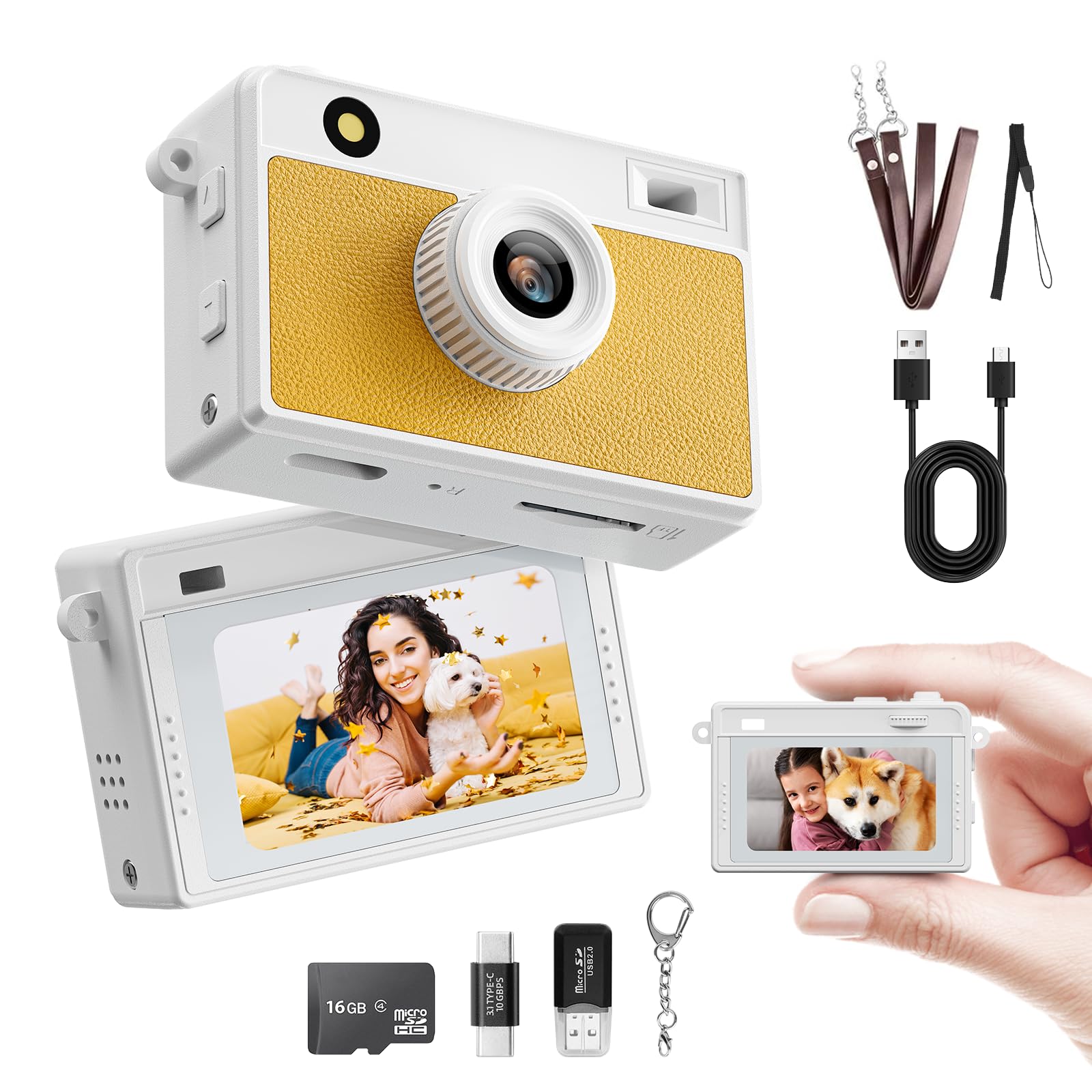 Amazon.com : HOTU Mini Keychain Camera, 2K 20 MP Mini Digital