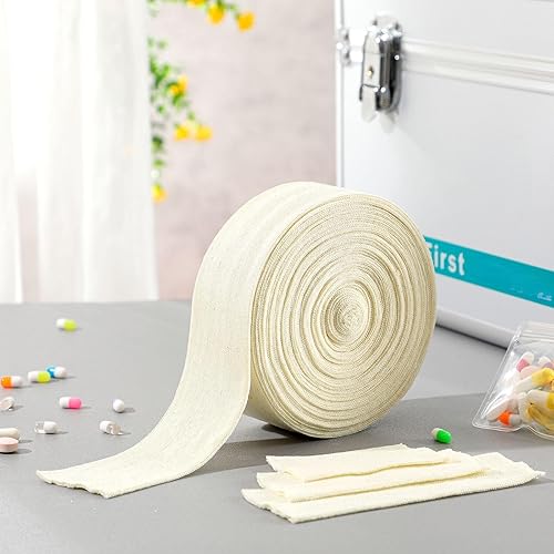 Miniatura 5 de Vendaje tubular de algodón económico, cómodo vendaje tubular para pierna de brazo, rodillera, preenvoltura para fabricación de pre-Splinting o