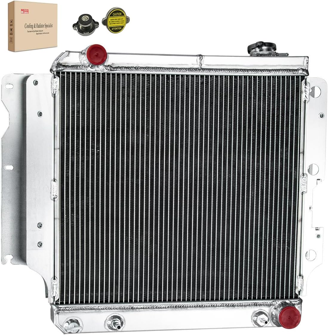 3 row aluminum radiator replacement for 1987-2006 jeep wrangler,1997-2006 jeep tj rubicon sahara se sport sport engine cooling radiator 2.4l 2.5l 4.0l 4.2l