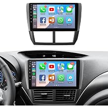 Linux Fast Boot Car Radio for Subaru Forester Impreza WRX 2008-2012 Stereo | KuTaiTai 9inch Touchscreen Head Unit for Forester Screen with Carplay Android Auto, Bluetooth, FM, SWC, DSP + Backup Camera
