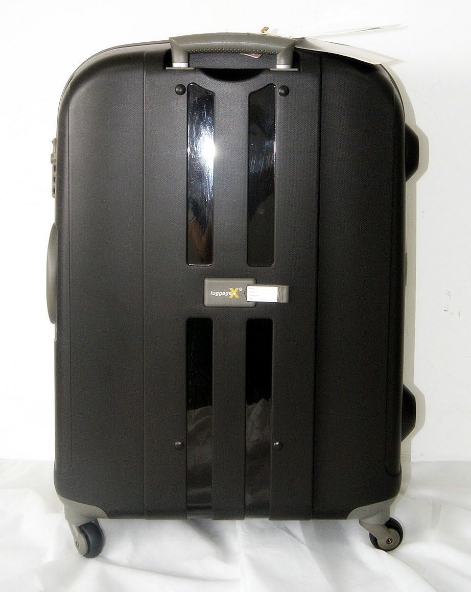 Bagages X - Set de 3 légers dur Shell noir Trolley Valises 30 "+ 26"...