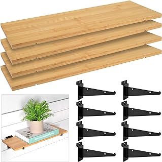 4 Pcs Slatwall Shelves Slat Board Accessories 15