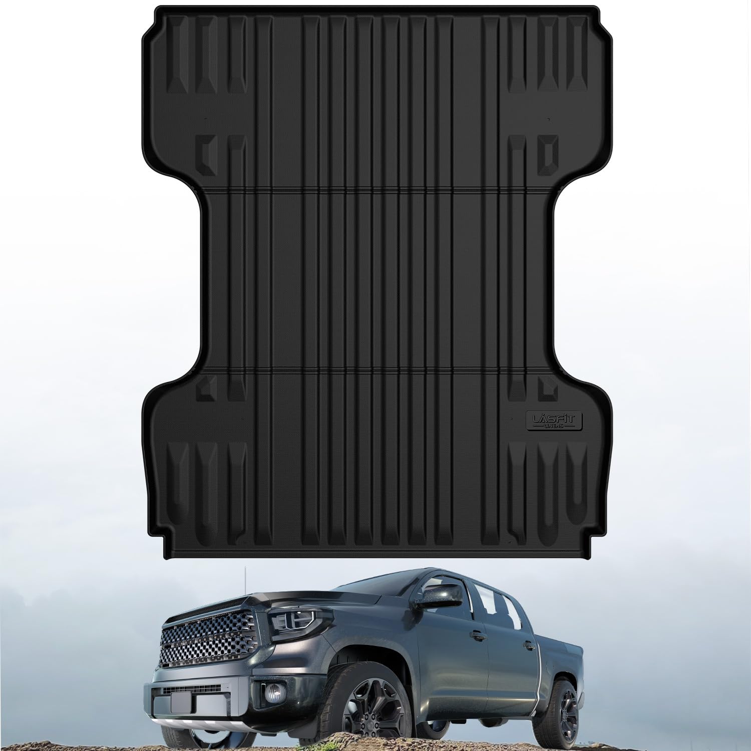 LASFIT Bed Mat for Toyota Tundra 2007-2021 (6.5FT/6.5') Truck Bed Mat