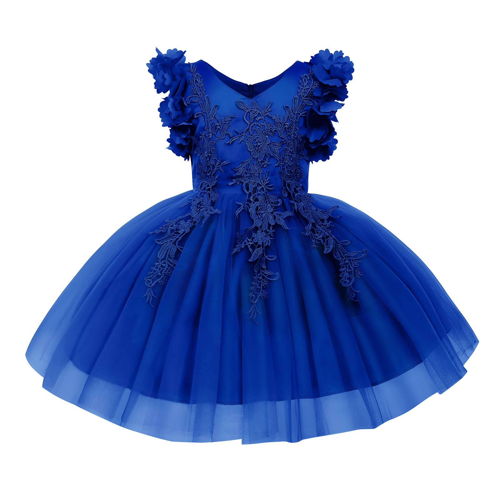 Vestido de dama de honor para niña ideal en bodas y galas formales 4