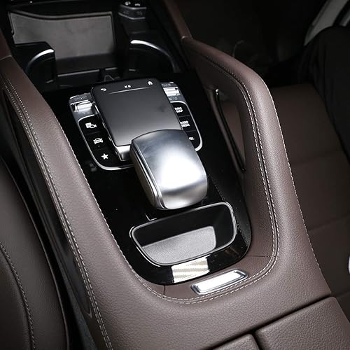 ABS cromo para Mercedes Benz GLE W167 GLS 350 450 2020 Control central del coche apoyabrazos cubierta de la cabeza Trim Accesorios de coche (plata)