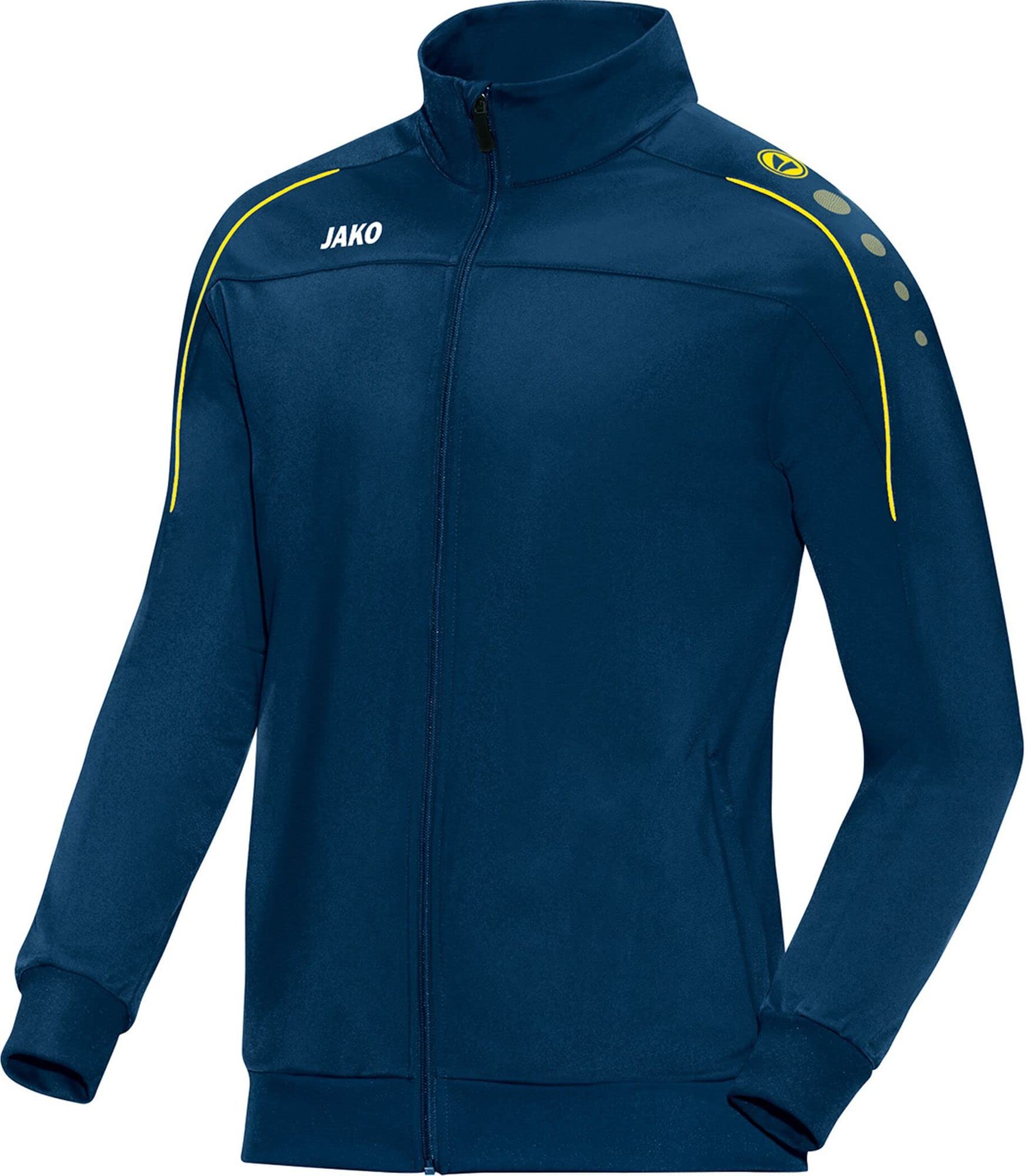 Jako Men's Classico Polyester Jacket, Men, Classico, nightblue/Citro, XX-Large
