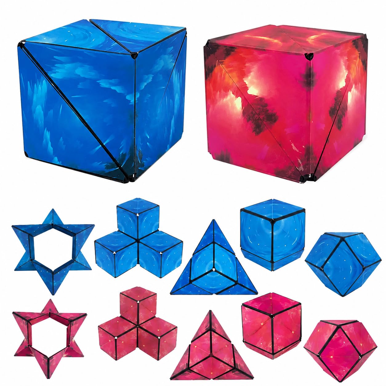 CUBE WORLD 10個セット Buy Vend Trendy Cube Puzzle Magnetic Cube Fidget Cube Infinity