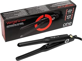 One Styling Professional Hair Straightener with 3D Floating Ceramic Plates Flat Iron Dual Voltage 20s Heat-Up Temperature ...