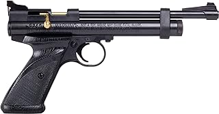 Crosman 2240 .22-Caliber Bolt Action Single-Shot CO2-Powered Air Pistol,Black