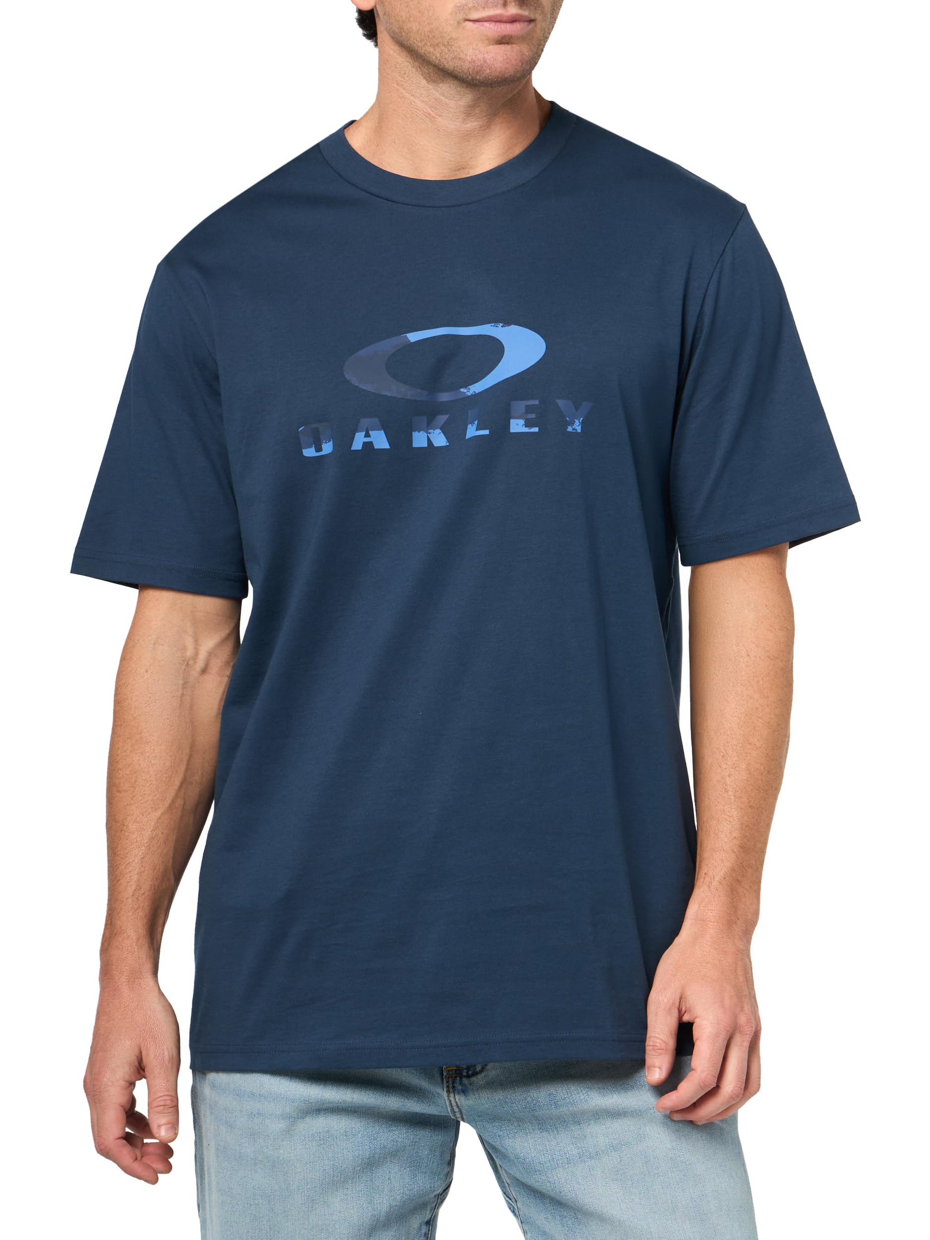 Oakley Men's Camo Ellipse Tee, Abyss, Large