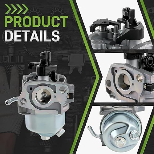 Miniatura 2 de Carburador 16100-ZG9-M12 con afinación compatible con Honda GXV140 HR215 HRB215 HRM215 HRC215 6865059 BE52BD cortadoras de césped Asamblea de