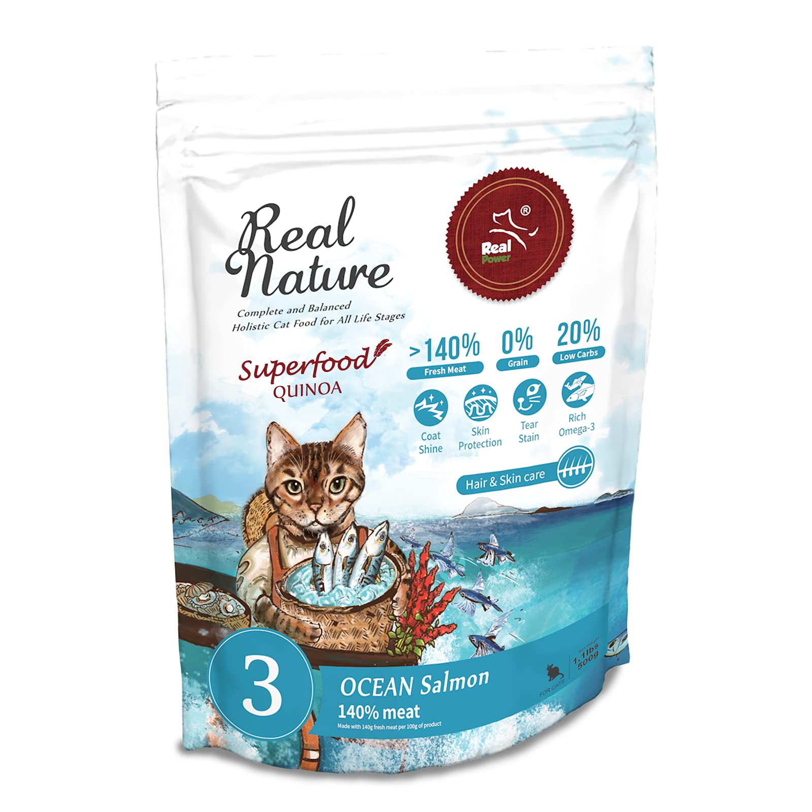 Amazon.co.jp: Real Nature Recipe Cat Food リアルネイチャー NO.3