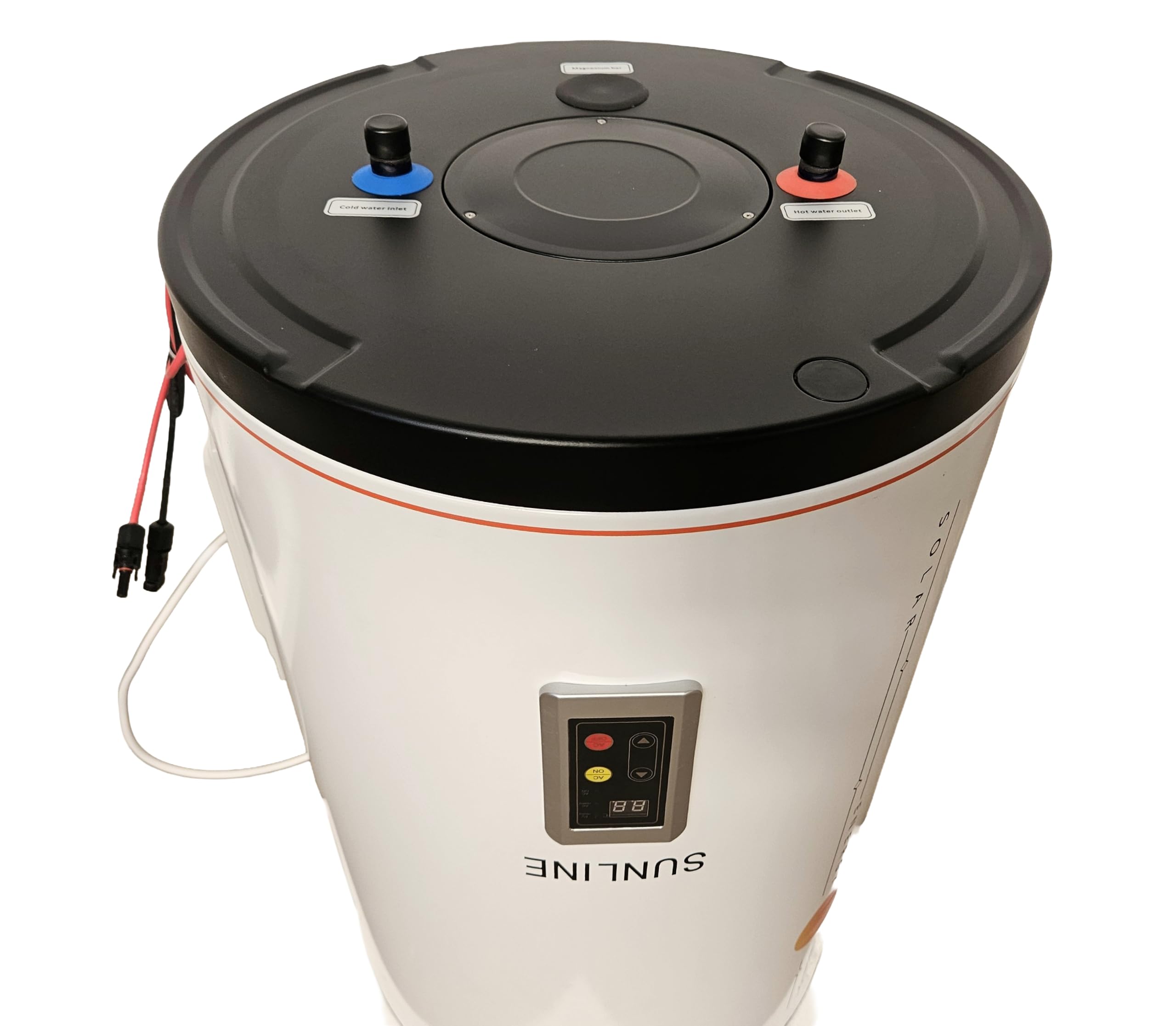 Elix Calentador de Agua Solar 60L | Termo Solar Fotovoltaico para Agua Caliente (incorporado MPPT, 60L)