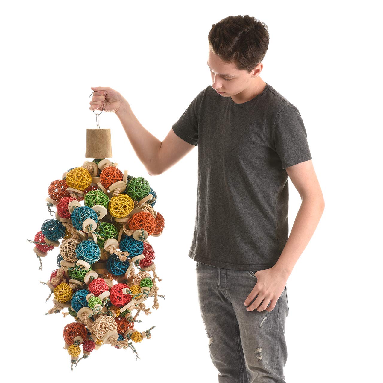 Java | Ball Thing XL Gigantisches Papageien Spielzeug
