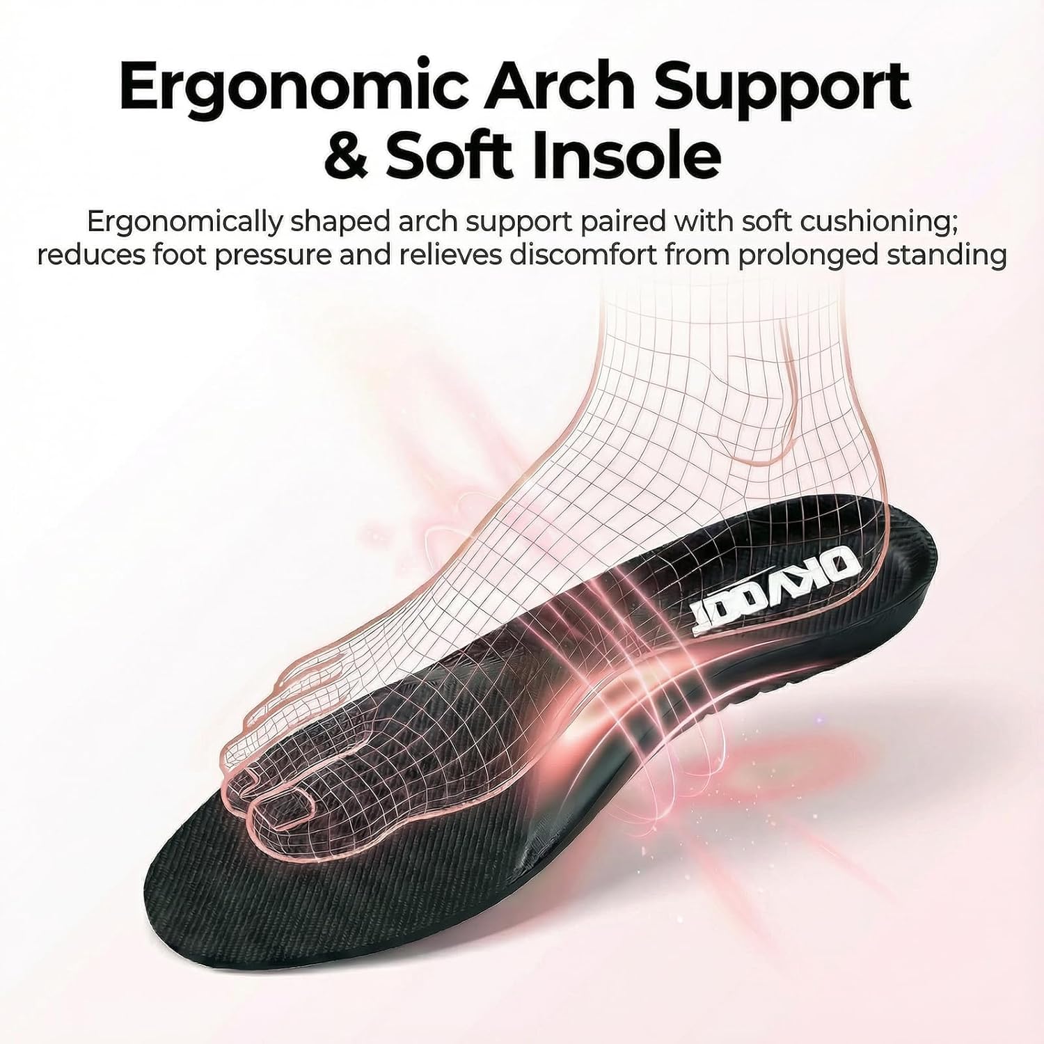 Women's Non Slip Water Resistant Casual Walking Work Sneakers Lightweight Comfortable Slip Resistant Shoes for Food Service Kitchen Nurse Restaurant Chefs - Image 4