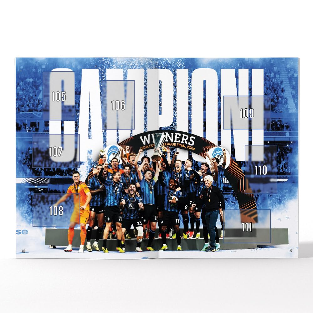 Atalanta Regina d'Europa - Prodotto UFFICIALE - Album di figurine in Collezione completa - Europa League 23/24