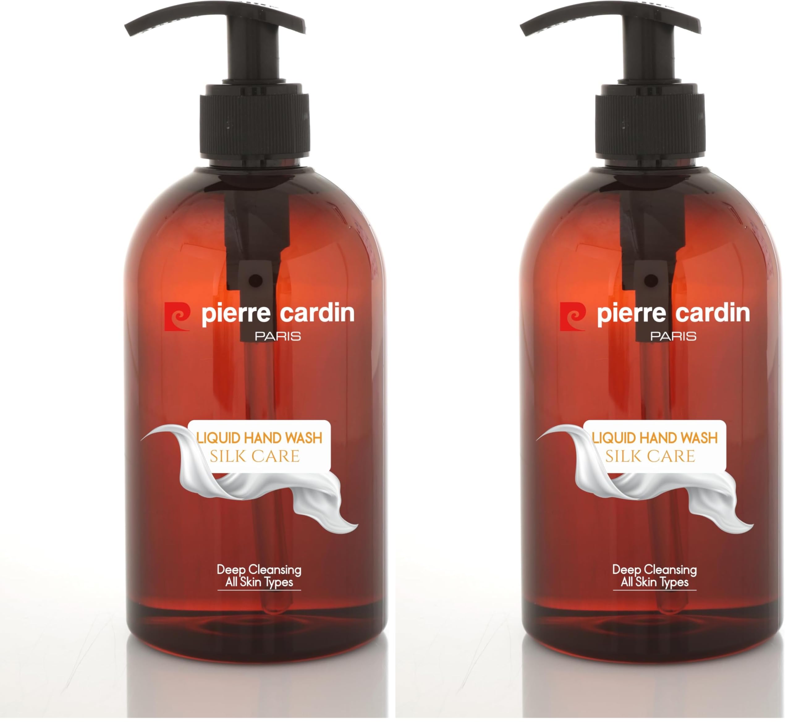 Pierre Cardin Liquid Hand Wash 480 ml – Silk Care - Sıvı Sabun - İpek Bakım 2li paket