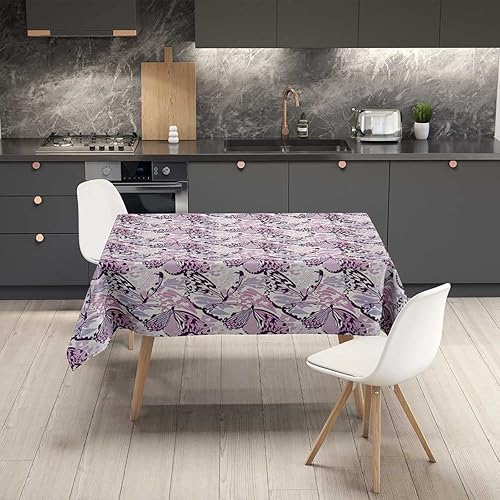 Vista 31 de Mantel Floral Redondo para Mesa De 4 Sillas Picnic Mantel A Prueba De Aceite 30 X 30 Pulgadas