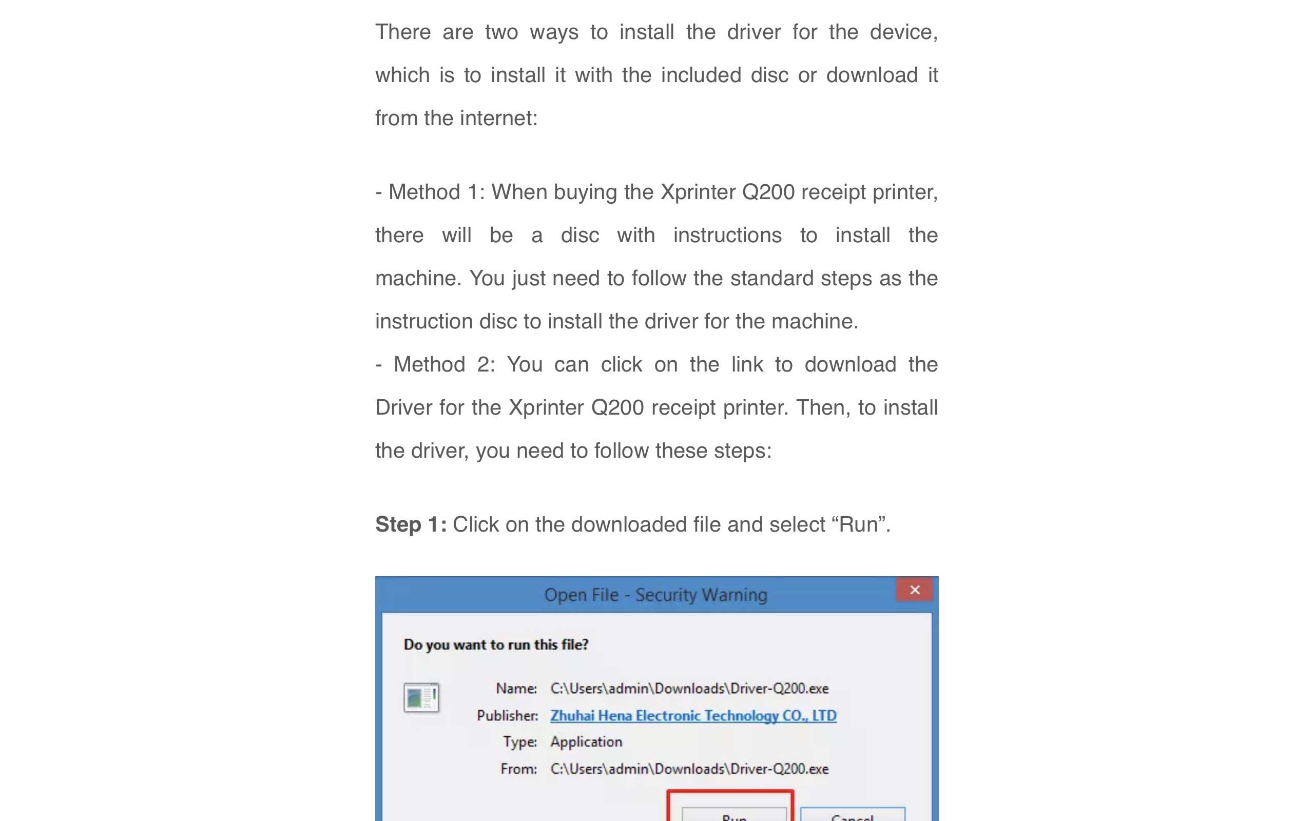 Xprinter Q200 Receipt Printer User Guide - App on Amazon Appstore