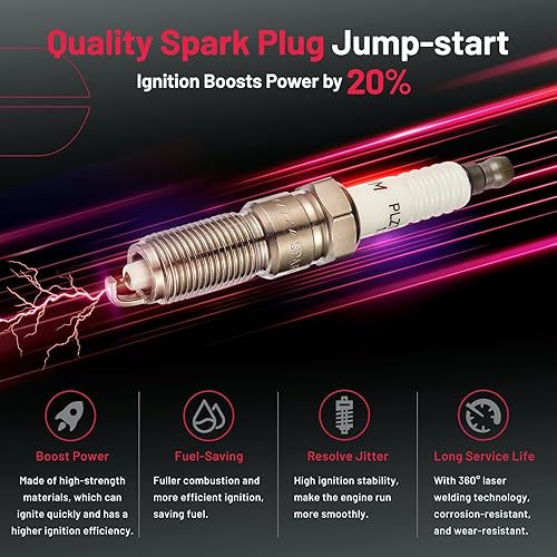 Miniatura 5 de BDFHYK Paquete de bobinas de encendido UF350 y bujías de iridio 4505 compatibles con Nissan Altima 2002-2006 Nissan Sentra L4 2.5L 2002-2006, juegos